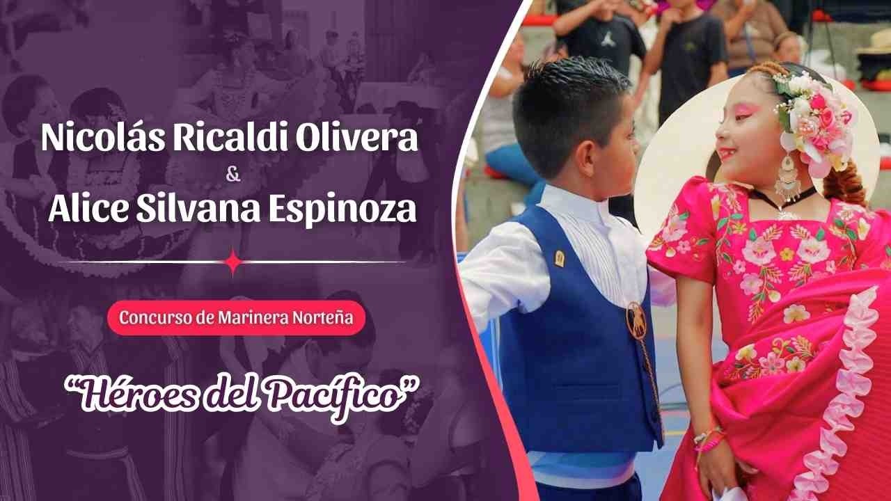 💃 Nicolás Ricaldi Olivera y Alice Silvana Espinoza 💃- Pre Infante Novel | Héroes del Pacífico 💙