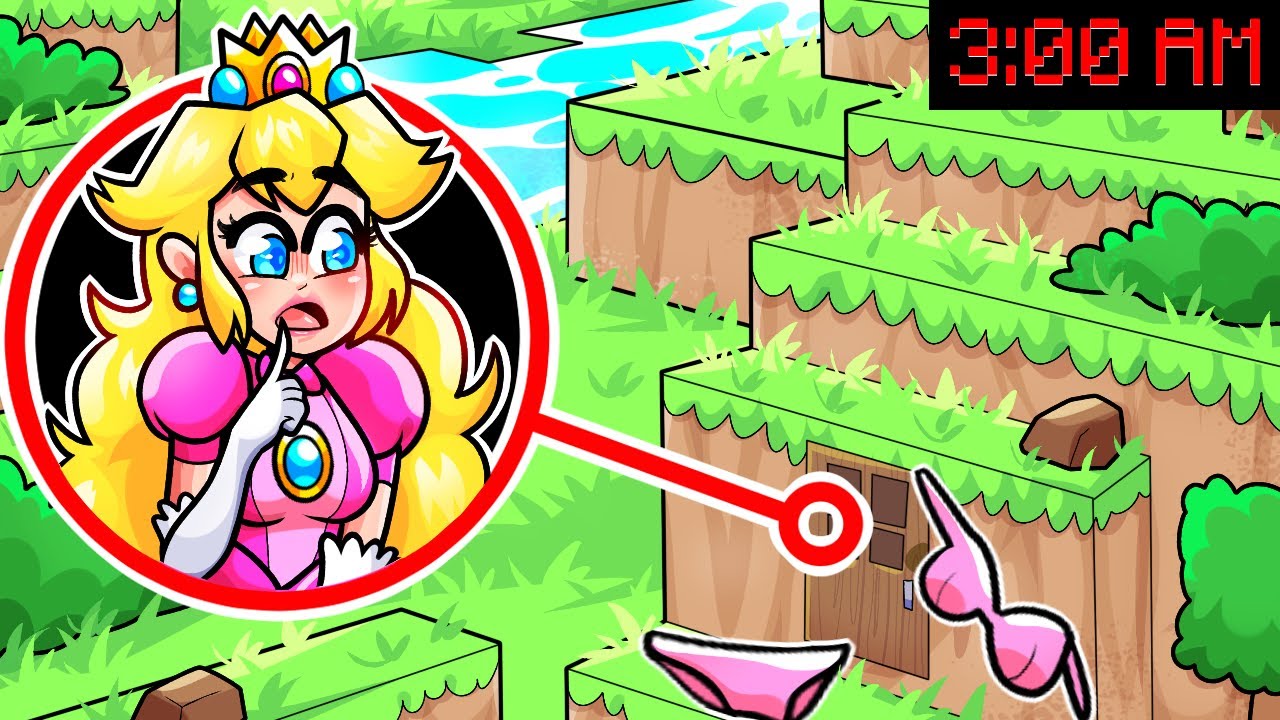 ¿Qué hay dentro de la base secreta de Princesa Peach en Minecraft? 😳😳