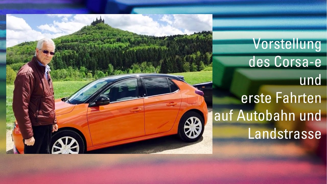 Corsa-e Vorstellung mit erster Fahrt auf Autobahn und Landstrasse, Laden an der heimischen Wallbox