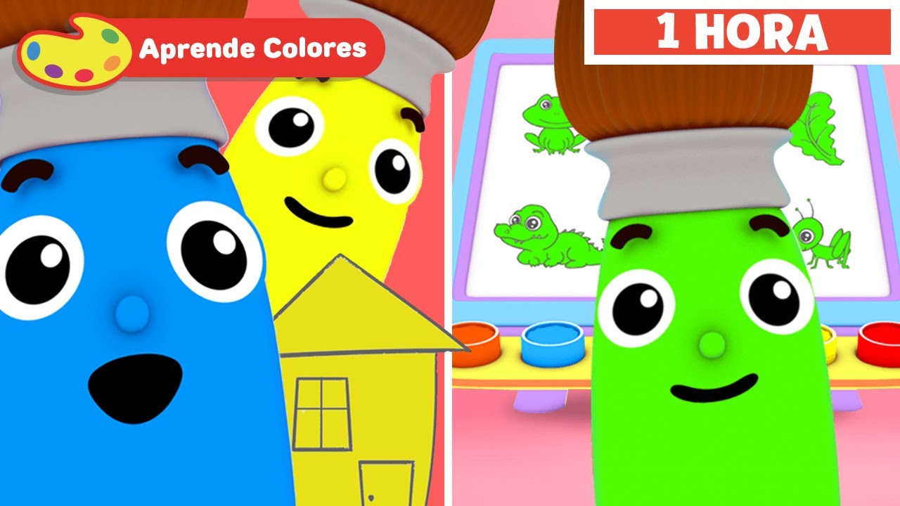 Aprender Colores en Español | Pity el Pincel | Educación para bebés | Verde | Mi Primera Universidad