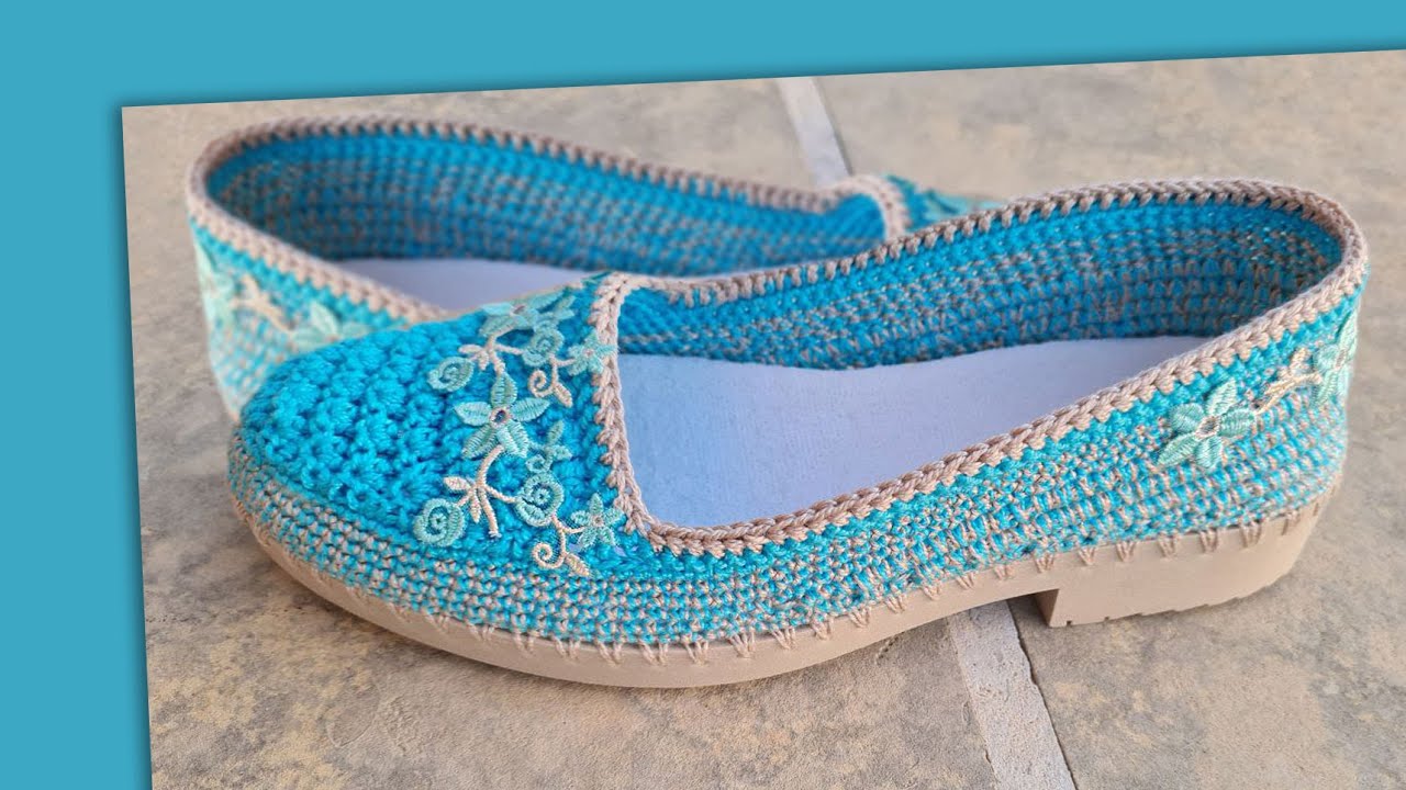 💥⚡МОКАСИНЫ К ДЖИНСОВОЙ ОДЕЖДЕ💥💝 ВЯЖЕМ КРЮЧКОМ 🔥💥 CROCHET SHOES