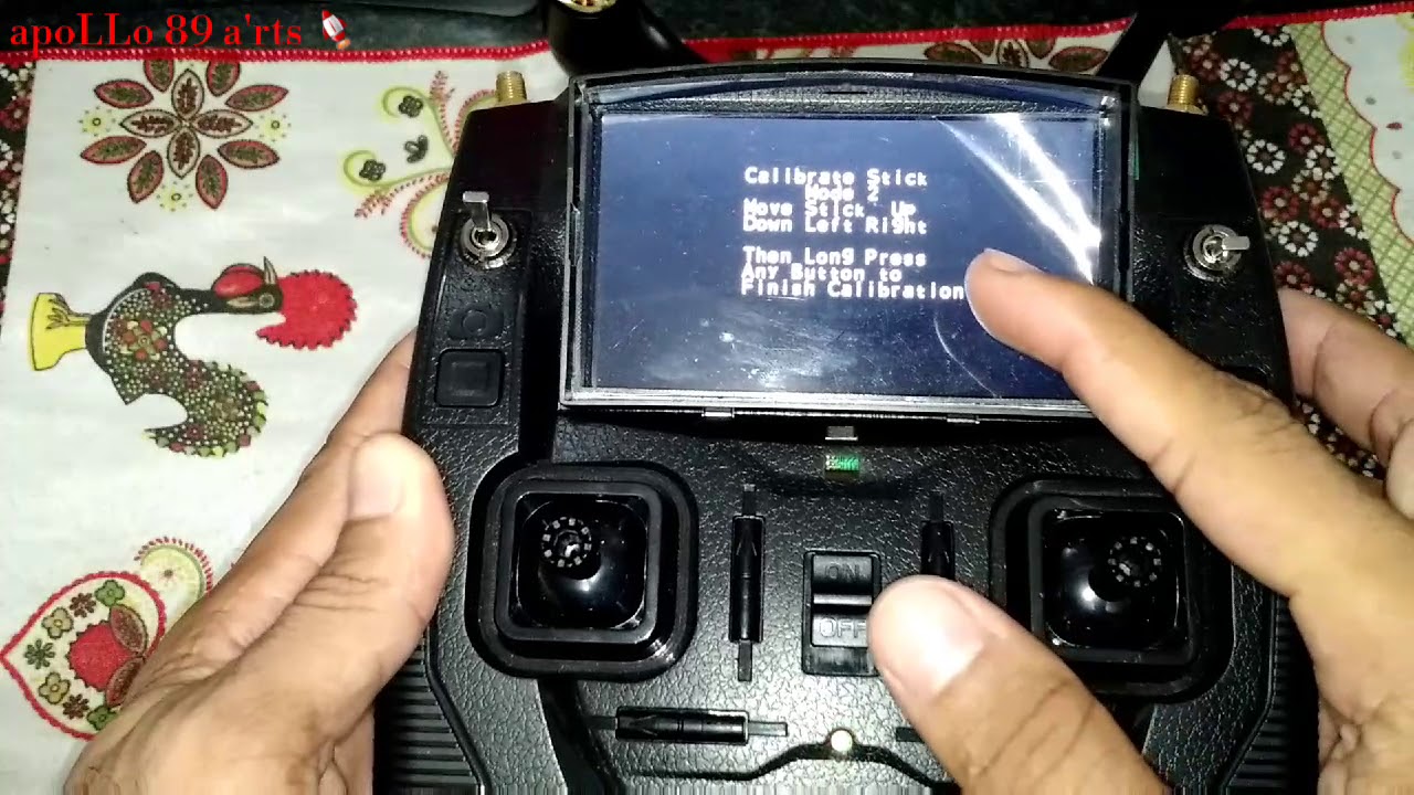 Drone Hubsan H501S Calibrando Controle Cuiabá - MT BR