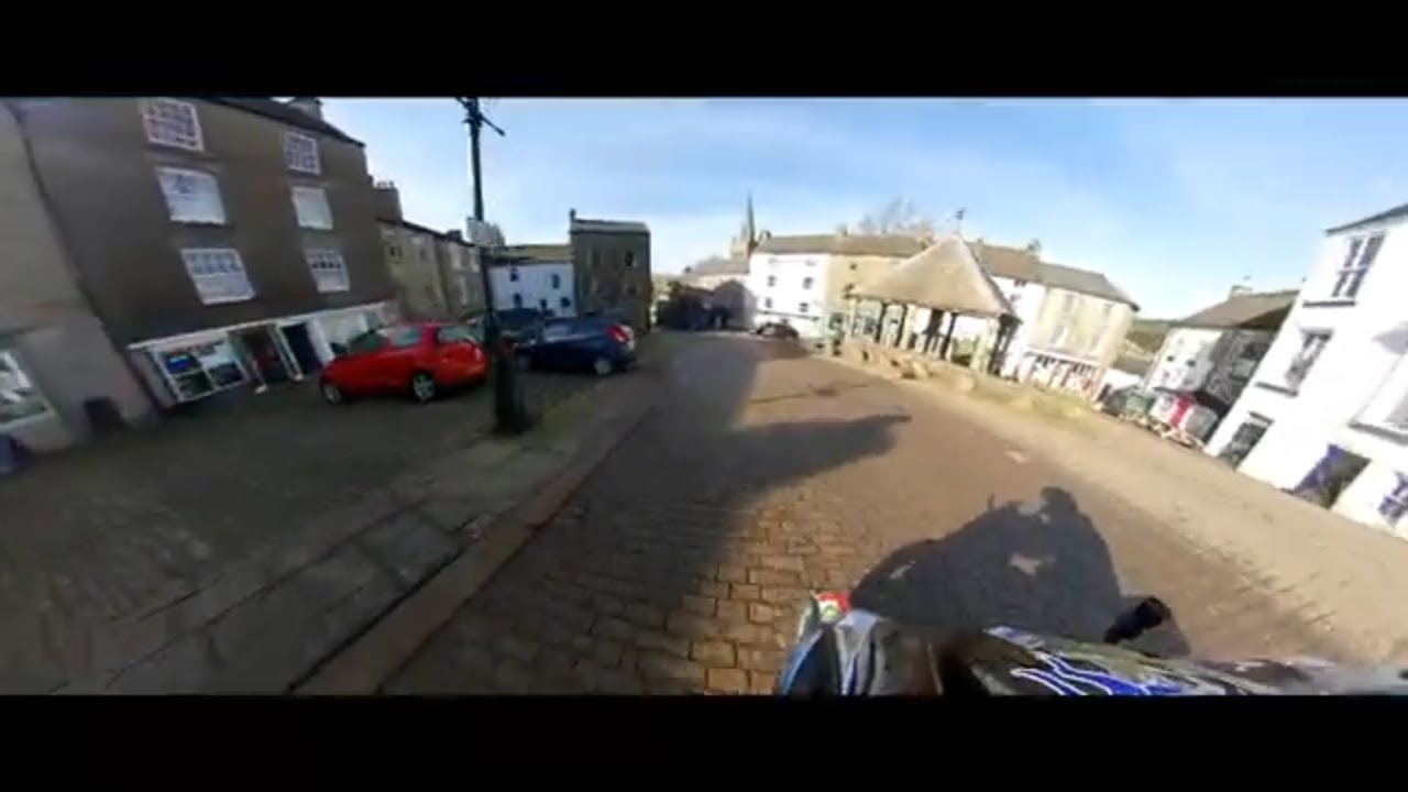 Exploring From Nenthead To Alston By Motorcycle.