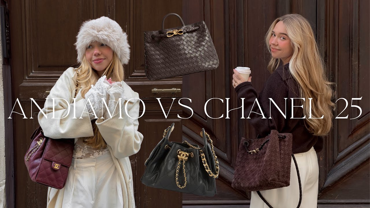 Две самые удобные дизайнерские сумки на каждый день | Chanel 25 против Bottega Andiamo *Какая лучше*