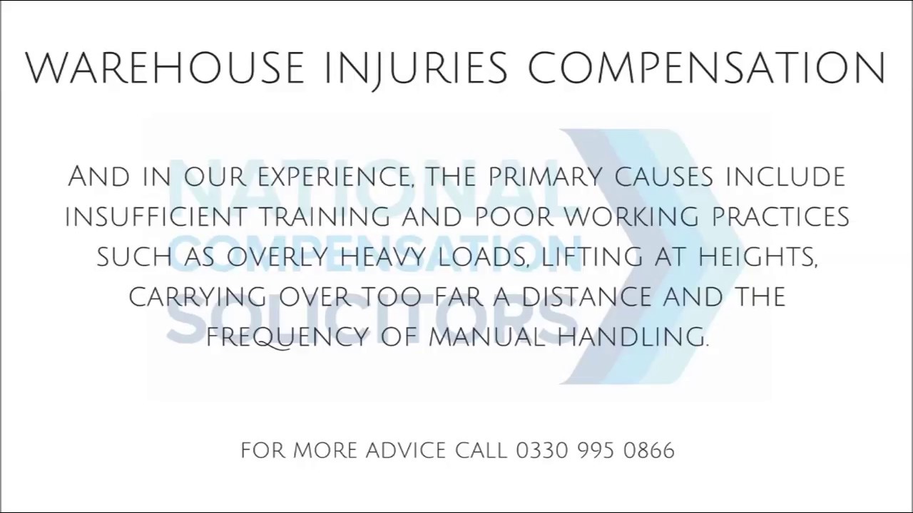WAREHOUSE ACCIDENTS - Legal Advice