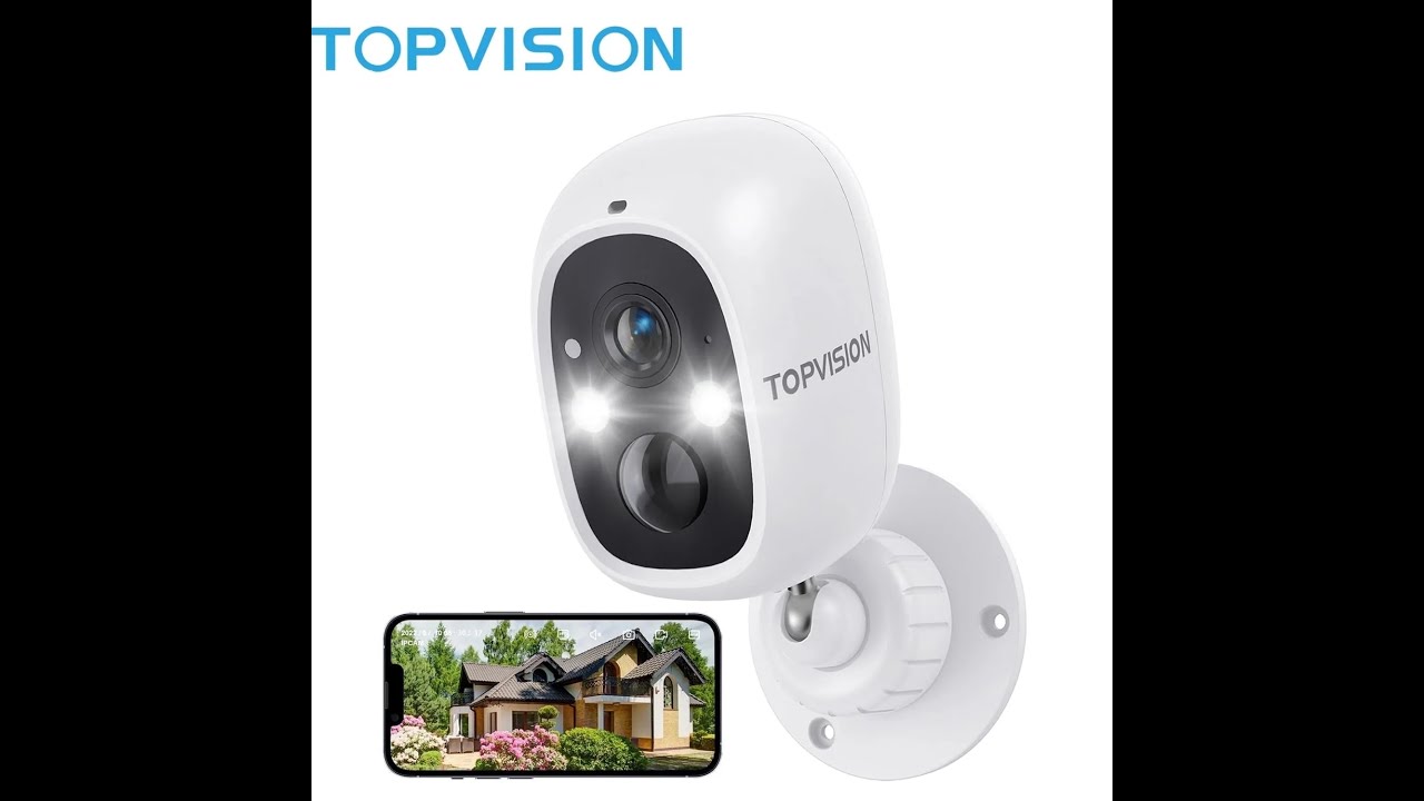 TOPVISION 2K Wireless Security Camera (D30) Setup Guide