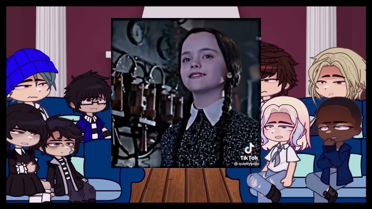 wandinha react to addms family (créditos NK) (português do Brasil)