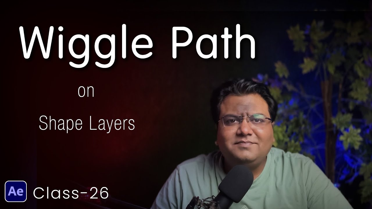 What is Wiggle path in after effects | Class -26