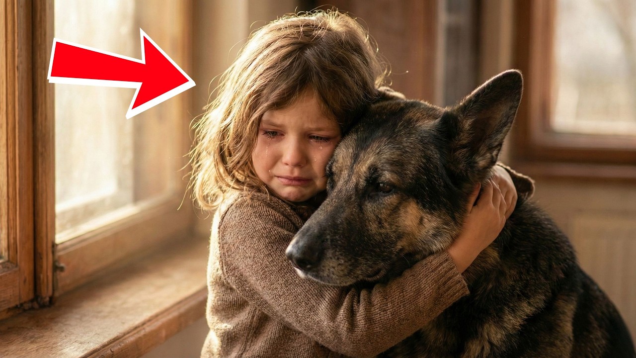Stummes Mädchen spricht wieder – dank der Treue eines vernarbten Deutschen Schäferhundes.