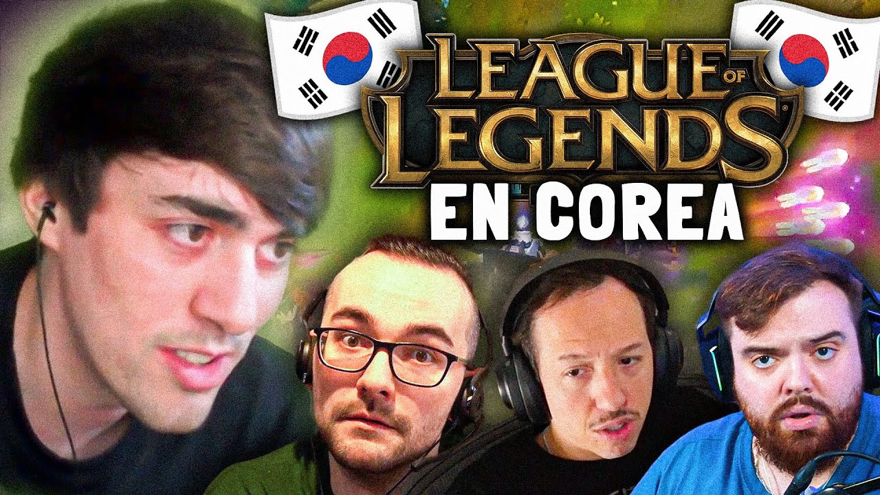 JUEGO AL LOL EN COREA con Ibai, Xokas, Knekro y Kuentin