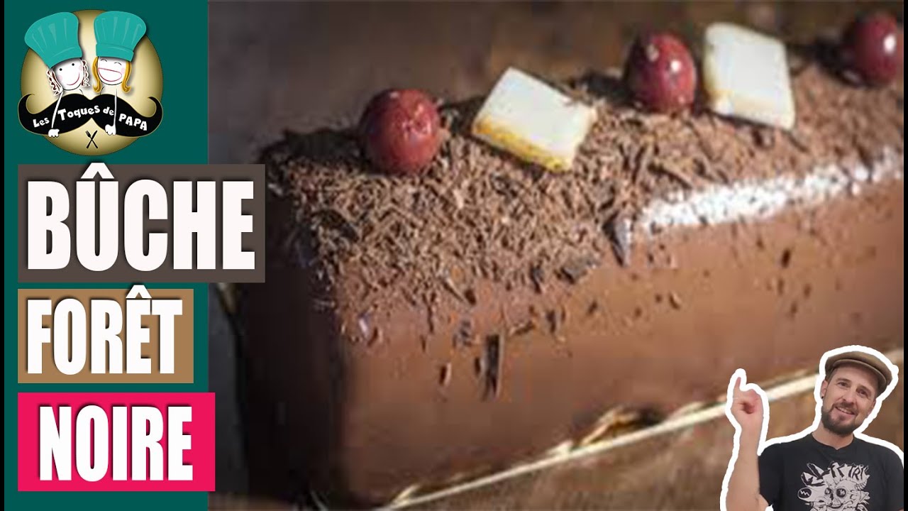 BÛCHE DE NOËL FACON FORÊT NOIRE