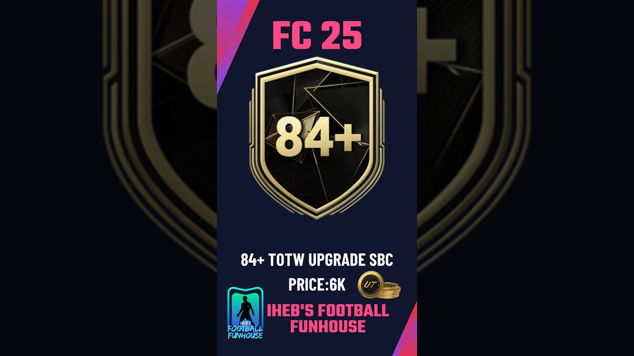FASTEST & CHEAPEST Way to Complete 84+ TOTW Upgrade SBC in FC 25! 💸⚡ (Easy Method!)