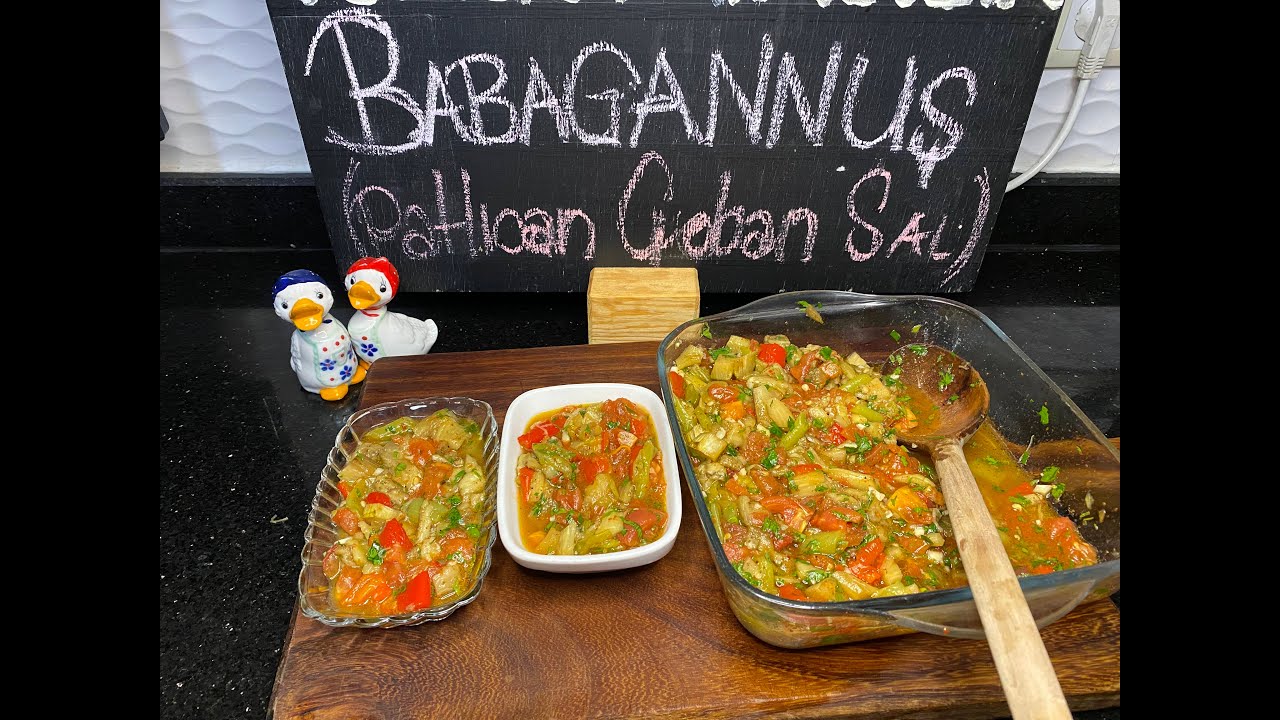 Patlıcan Çoban Salatası Babagannuş Nasıl mı Yapılır İşte Bu Şekilde Yapılır