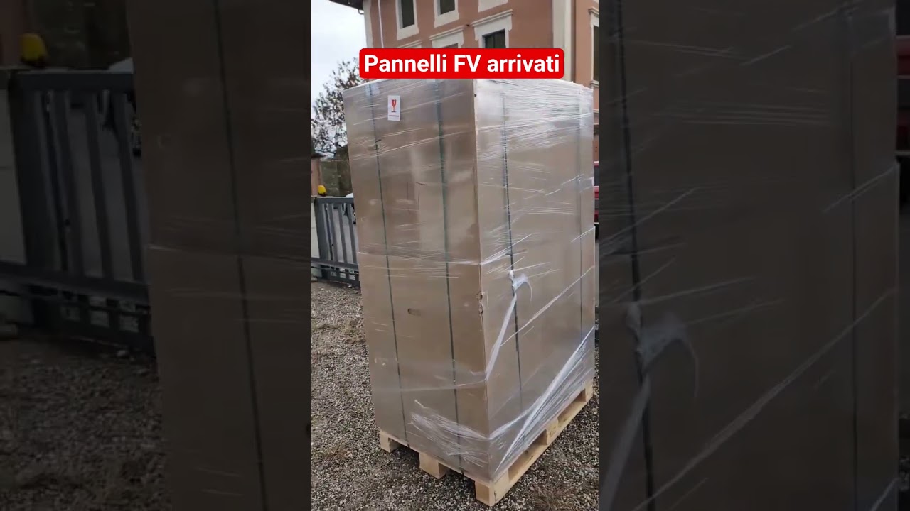 pannelli FV arrivati !