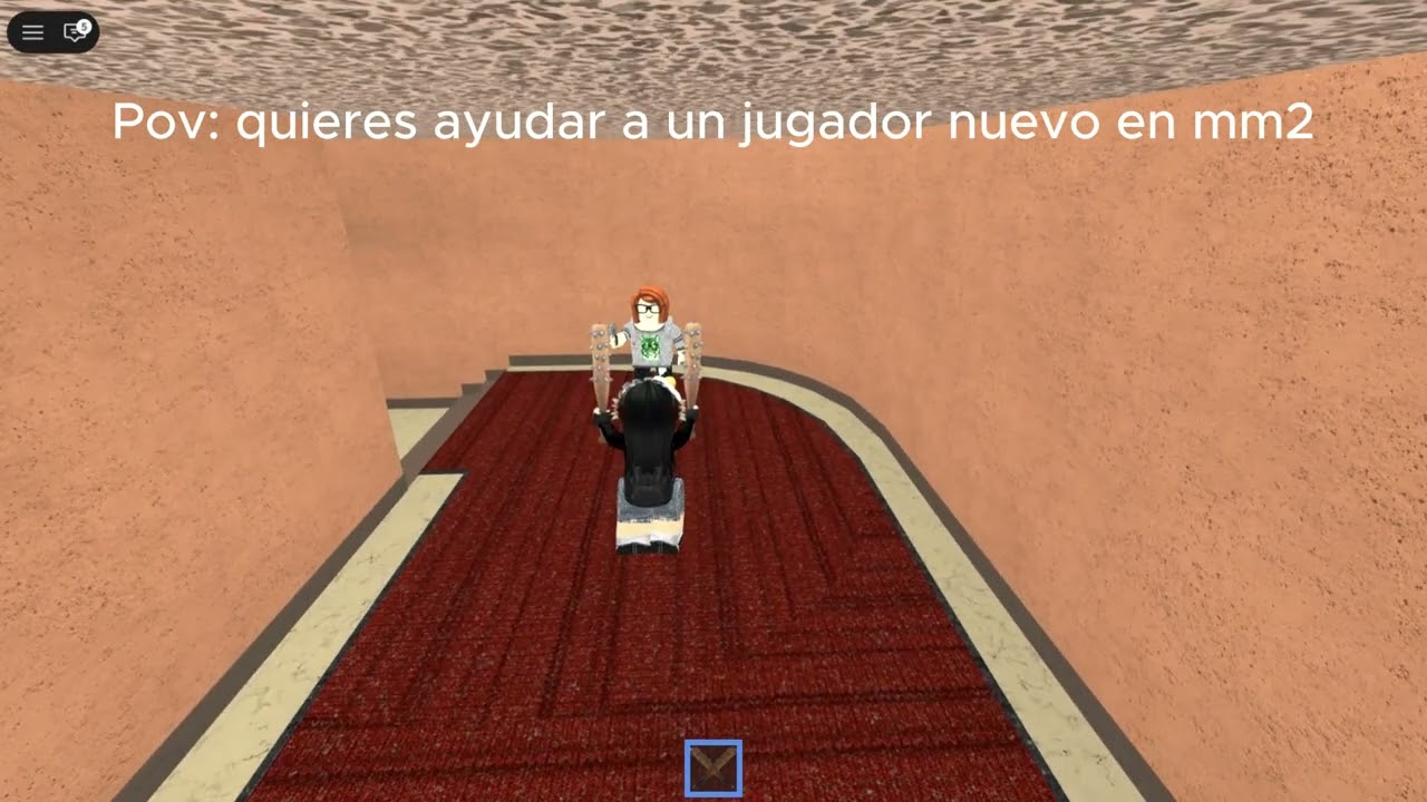 Pov: quieres ayudar a un jugador nuevo en mm2