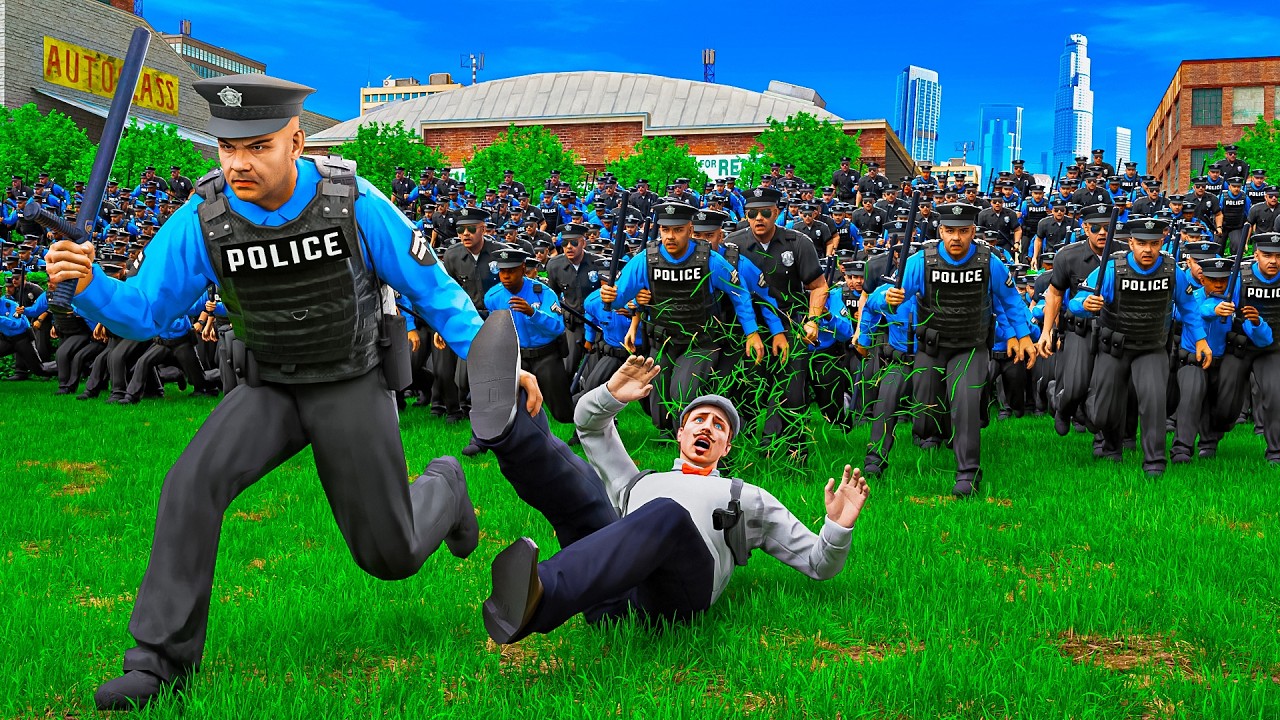 Controlling Angry NPC Cops In GTA 5 RP