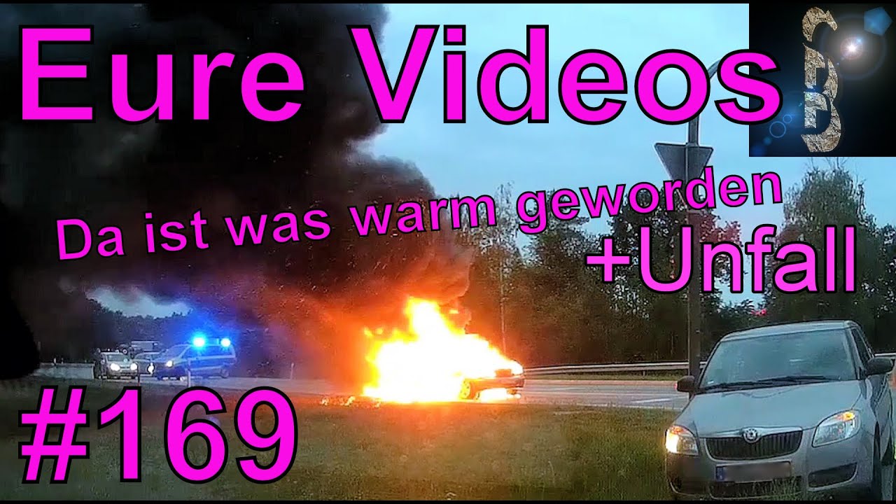 Eure Videos #169 - Kobra11 Spezial #13 - Aquaplaning und Feuer #Dashcam Crash Unfall
