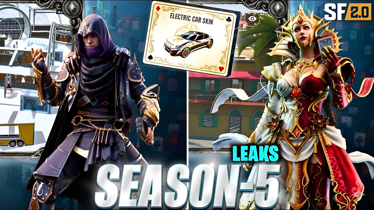 🔥 Season 5 LEAKS 🤯 New Royal Outfits 😍 Electric Car Skin | Scarfall 2.0 🔥