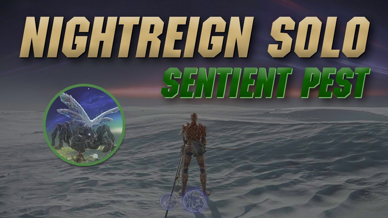 NIGHTREIGN SOLO: Sentient Pest Boss Kill aka Gnoster, Wisdom of Night - ELDEN RING