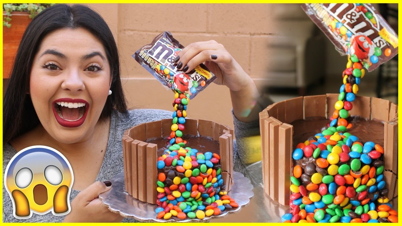 Pastel Antigravedad de M&M`s | RebeO