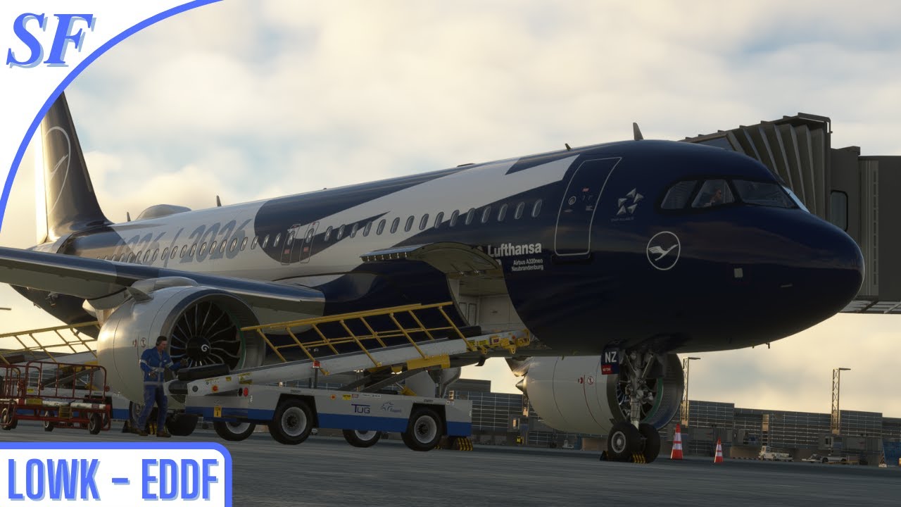 Klagenfurt - Frankfurt | MSFS - Full Flight | Airbus A320neo