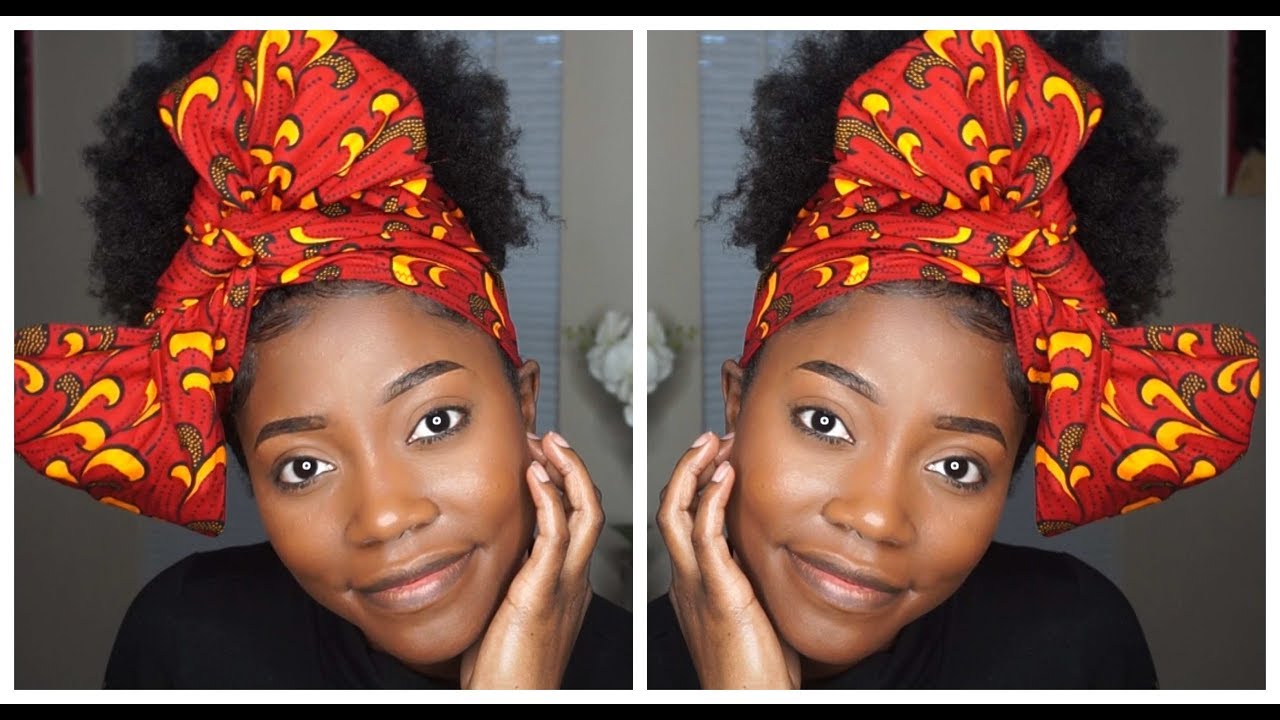 Demo/Review for EnvisionBeauty.com African Print Head Wrap | Keke J.