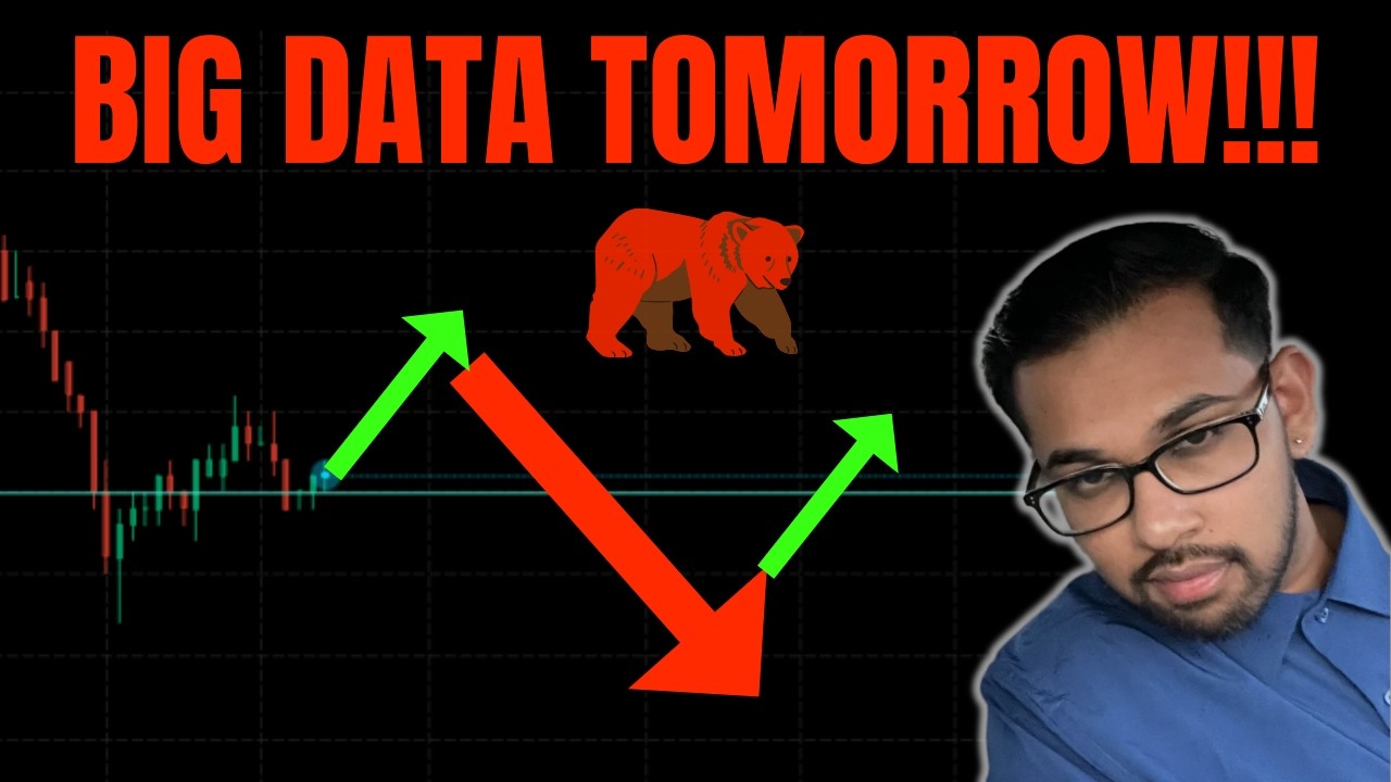 🔥 BIG DATA TOMORROW! SPY, QQQ, TSLA, ES, NVDA, AAPL, AMZN, META, & BTC PREDICTION! 🚀