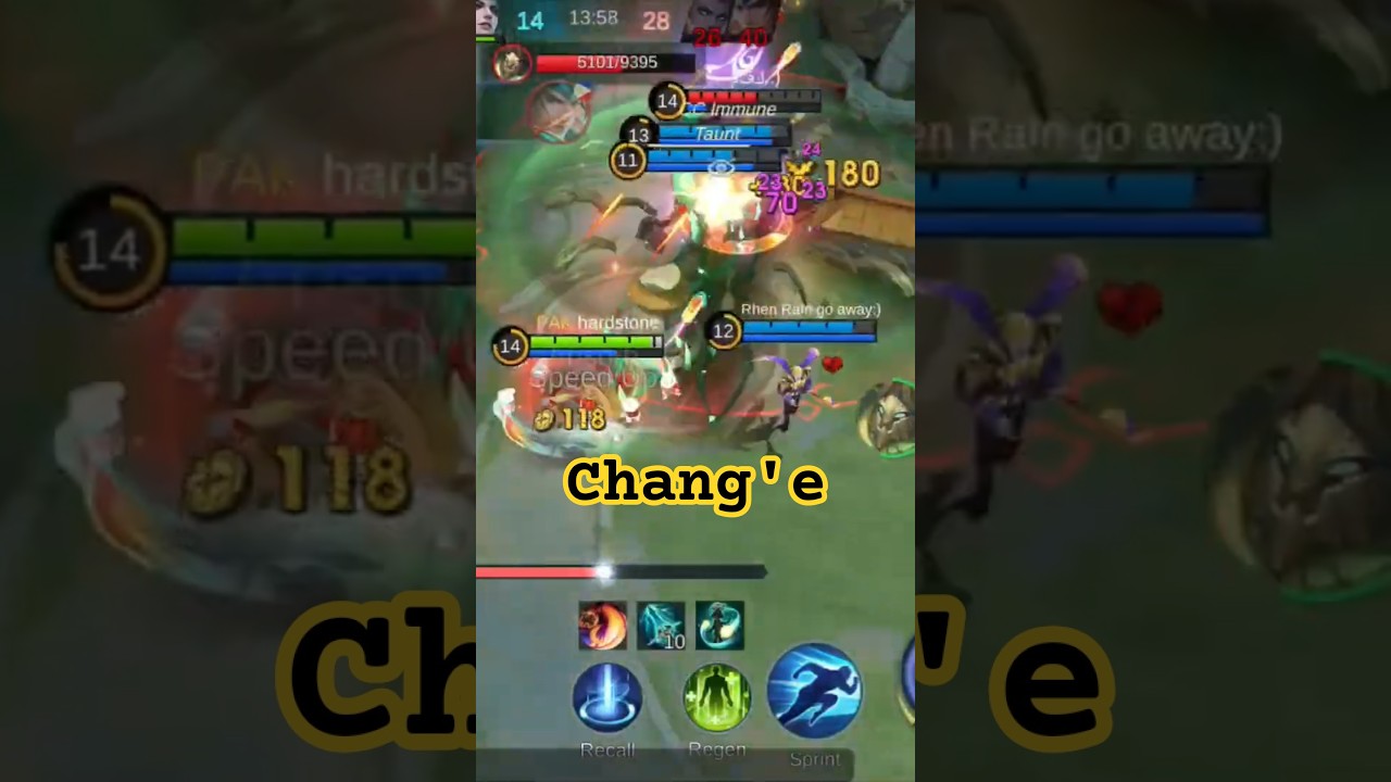 Chang'e ultimate double kill #hardstonegaming #mobilelegends #mlbb #mlbbheroes #mlbbgameplay #shorts