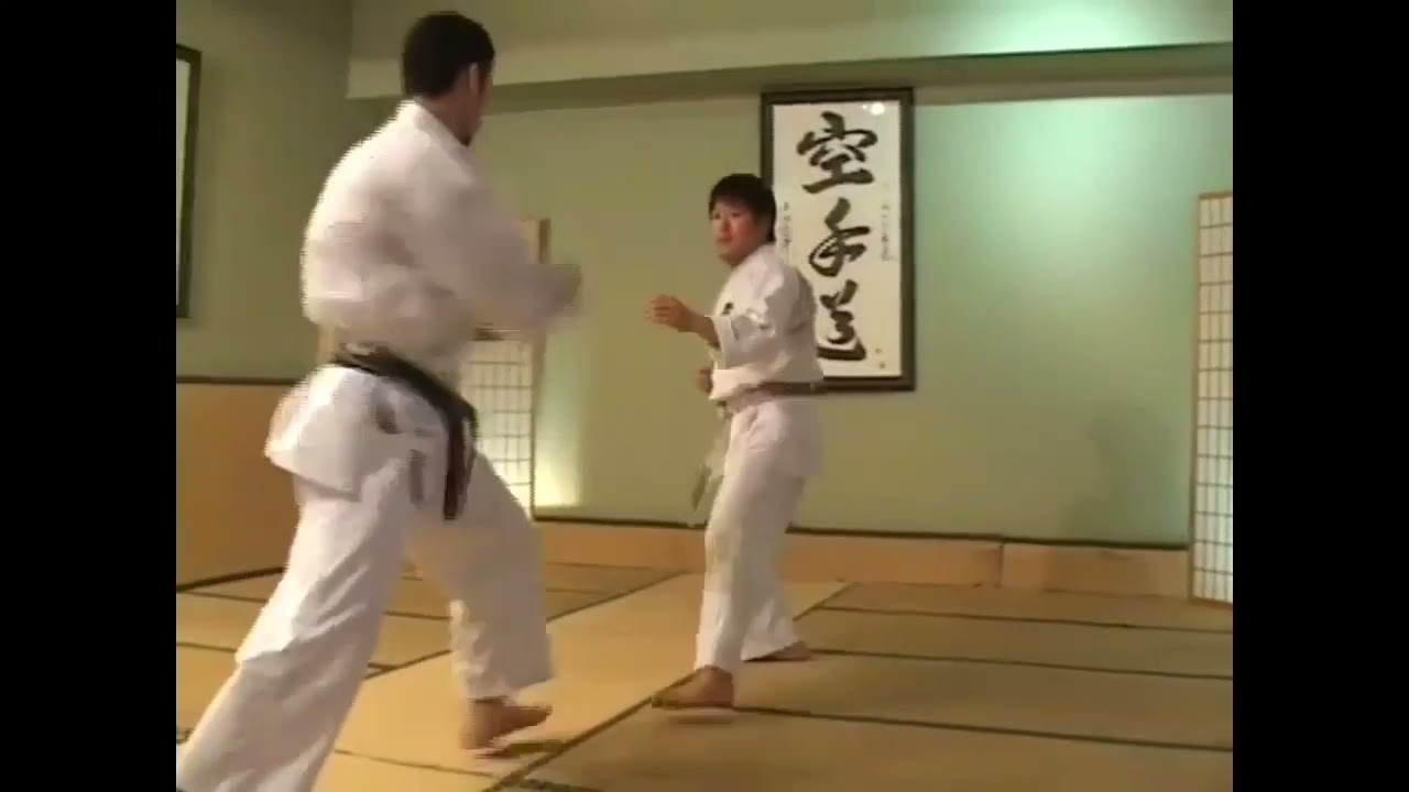 kancho Nabauaki K. and Shihan Murakami M. Kumite( training)