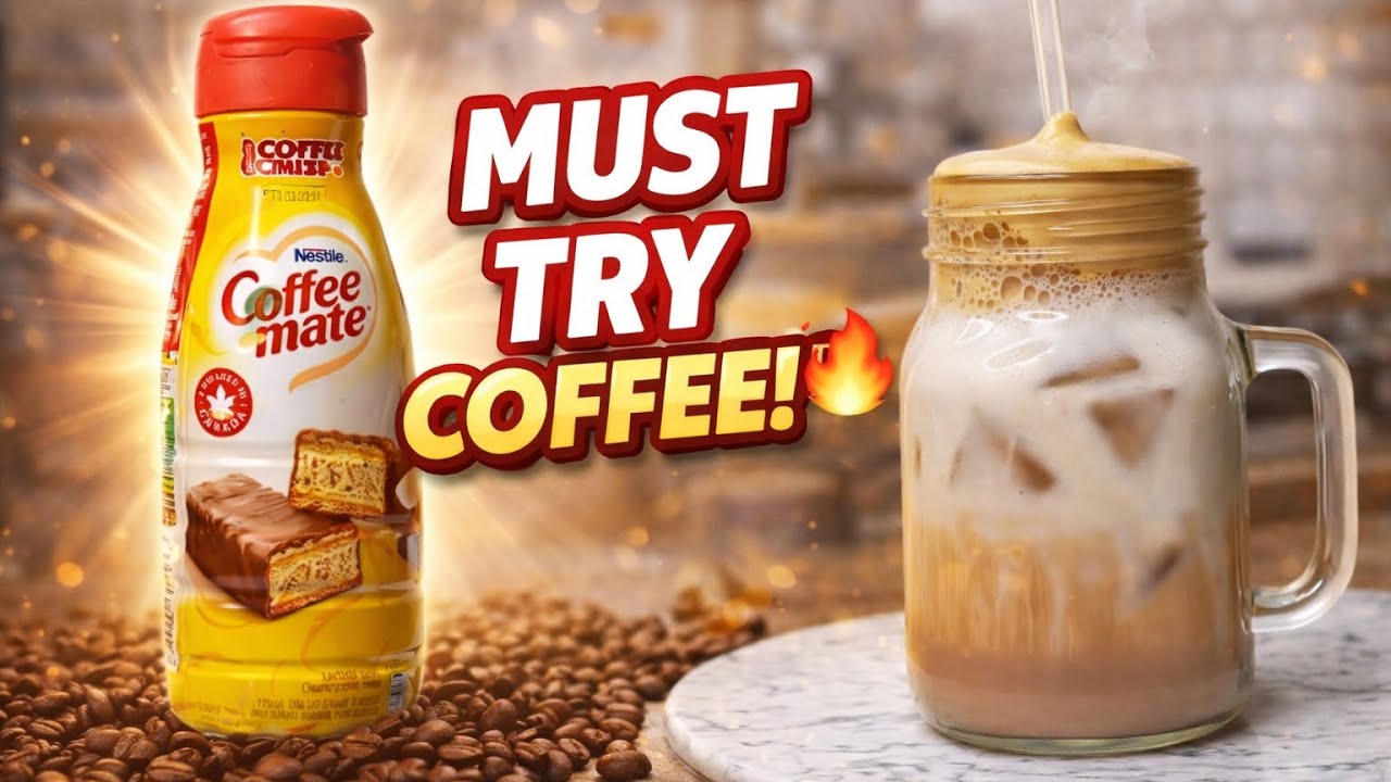 One Ingredient Makes This Coffee Amazing!#coffee #satisfying #homemade #explore #fyp