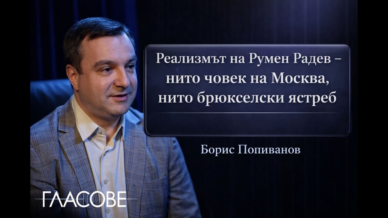 Борис Попиванов: Реализмът на Румен Радев – нито човек на Москва, нито брюкселски ястреб