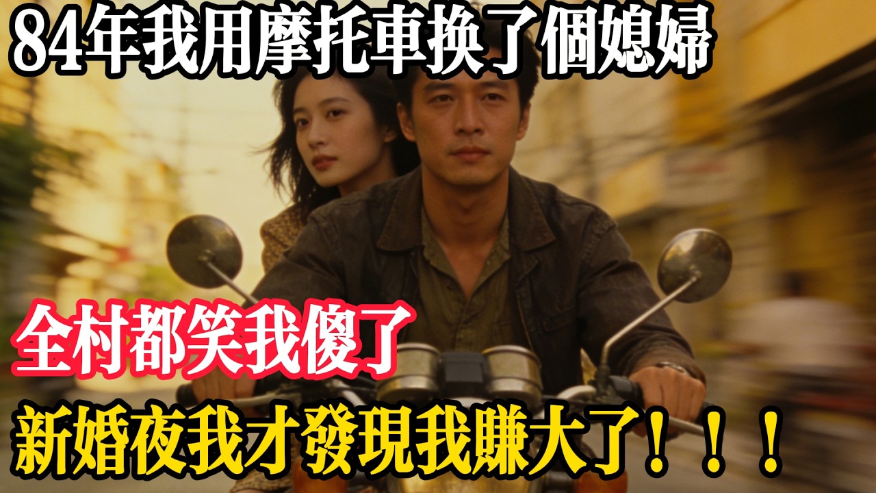 84 年我用摩托車換了個媳婦，全村都笑我傻了，新婚夜我才發現我賺大了！！！