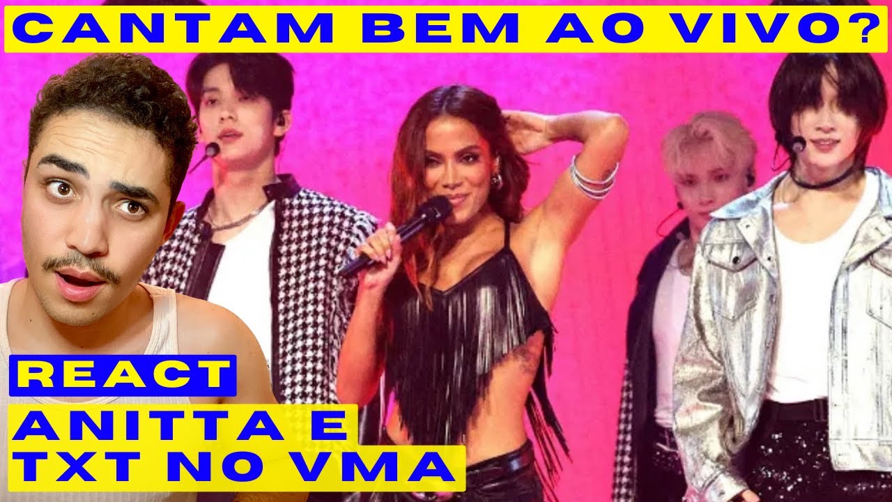 REACT ANITTA TXT - BACK FOR MORE MV NO VMA | REAGINDO | REAÇÃO