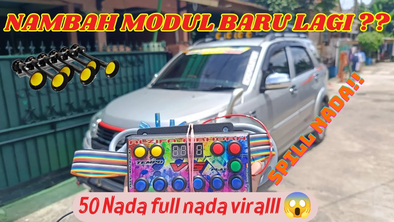 Kejutan Baru Buat kalian ‼️🔥 Kita pasang modul baru ⁉️😱 Alzifa Airhorn V6 full nada viral 🔥