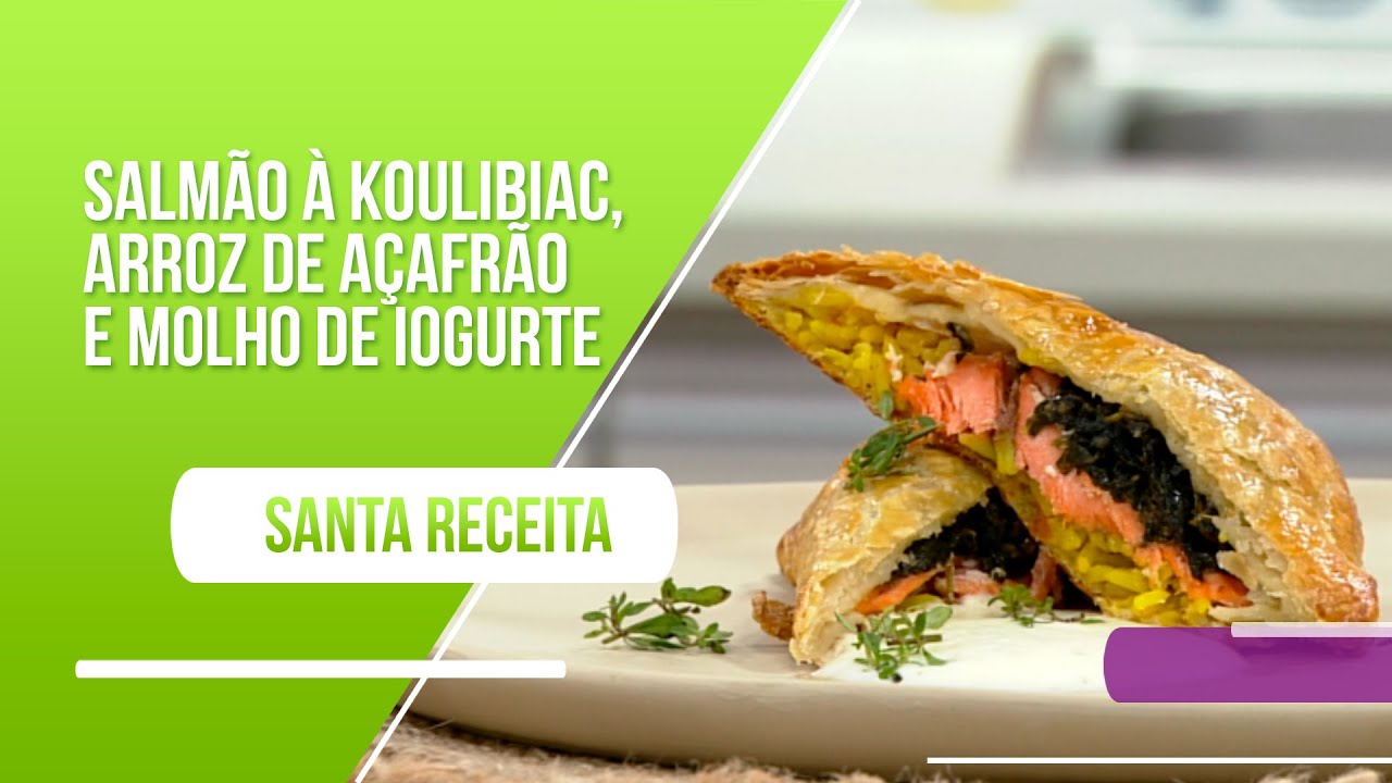 Culinária Russa: aprenda a fazer salmão à koulibiac, arroz de açafrão e molho de iogurte