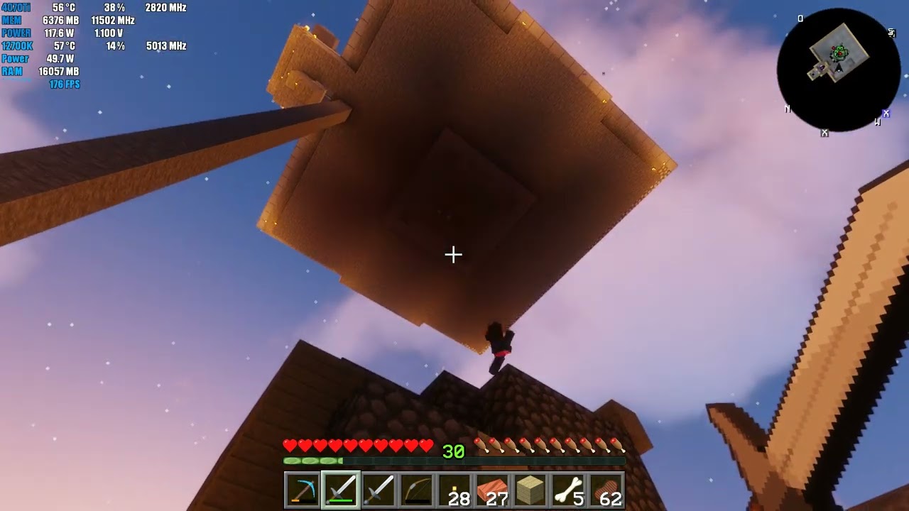 Minecraft XP Farm 1.20.4 | Gameplay | RTX 4070 Ti