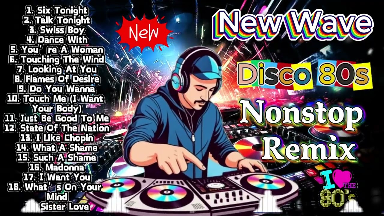 New Nonsstop Most Requested New Wave Disco 80s Nonstop Remix