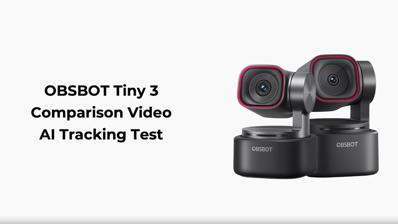 OBSBOT New Product | Tiny 3 Comparison Video:AI Tracking Test