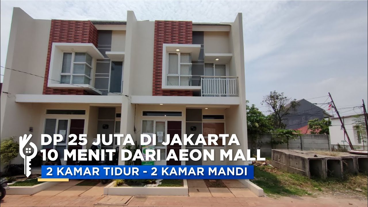 Rumah 2 Lantai Strategis Dp 25 Juta Dekat Aeon Mall Di Jakarta