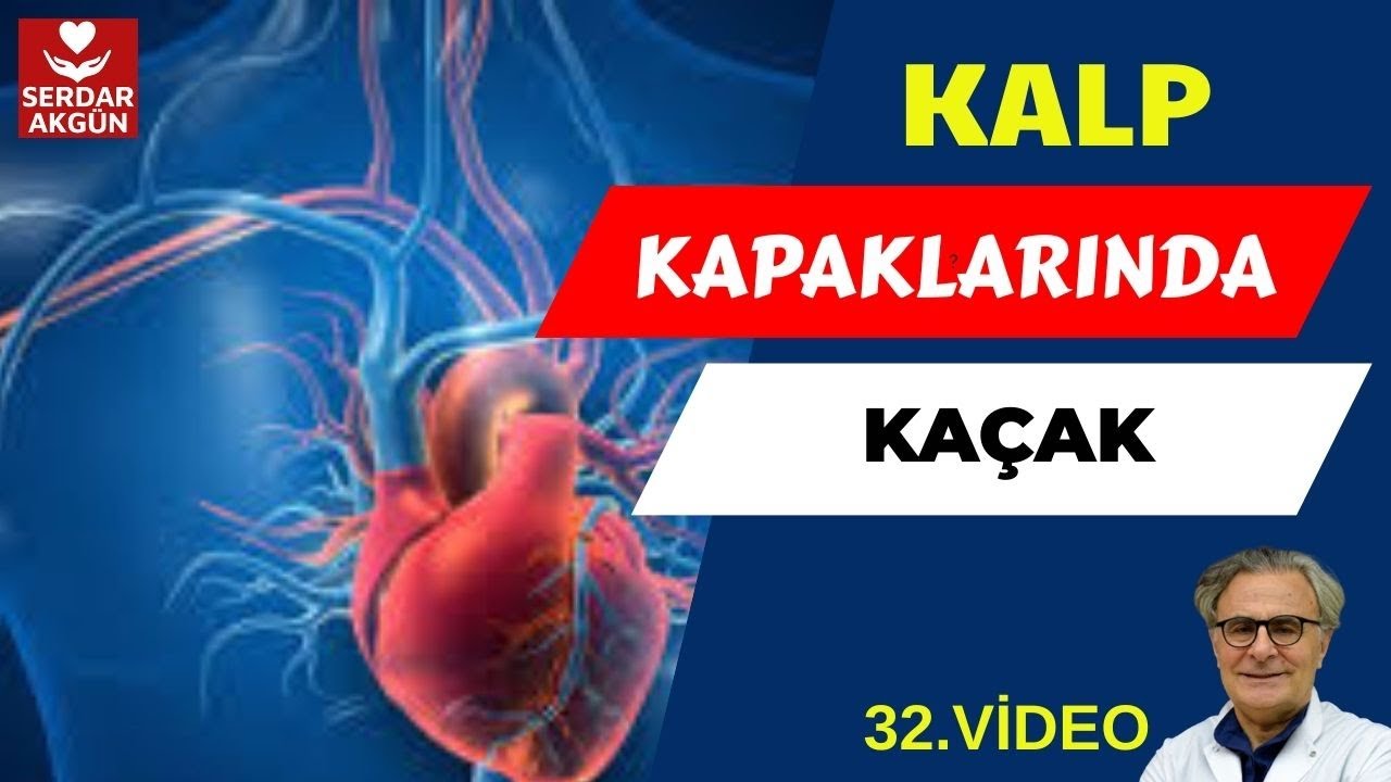 32. Kalp Kapaklarında Kaçak, Kapak Yetmezlik, Serdar Akgün, Sağlık Videoları.