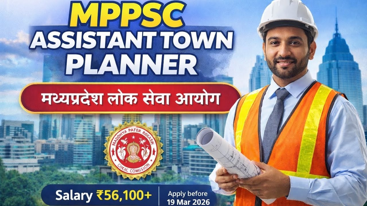 MPPSC Assistant Town Planner Recruitment 2026 | Salary ₹56,100+