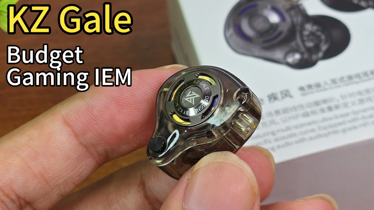 KZ Gale Unboxing & Review | Budget Gaming IEM | Is it good? 