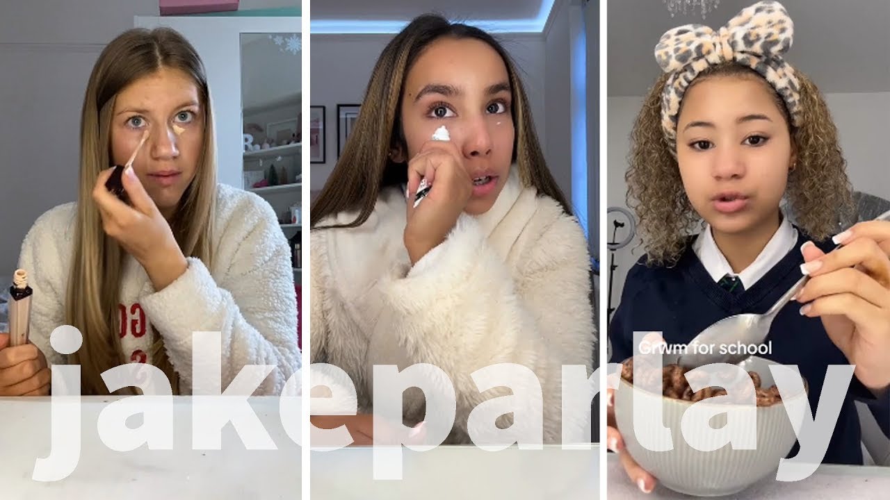 GRWM  ( Get Ready With Me ) Makeup Tutorial Tiktok Compilation ❤️(Skincare, Makeup, Outfits) 554🥰