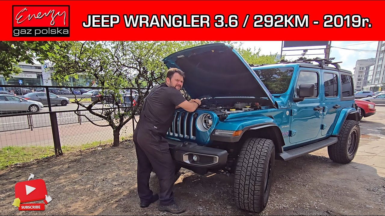 MONTAŻ LPG JEEP WRANGLER 3.6 292KM 2019R NA GAZ BRC W ENERGY GAZ POLSKA