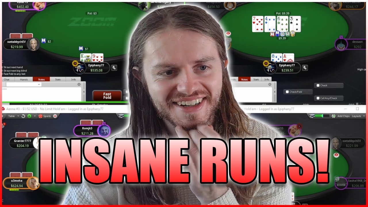THESE RUNOUTS ARE INSANE! $50 TO $10,000 BANKROLL CHALLENGE! Epiphany77 Stream Highlights