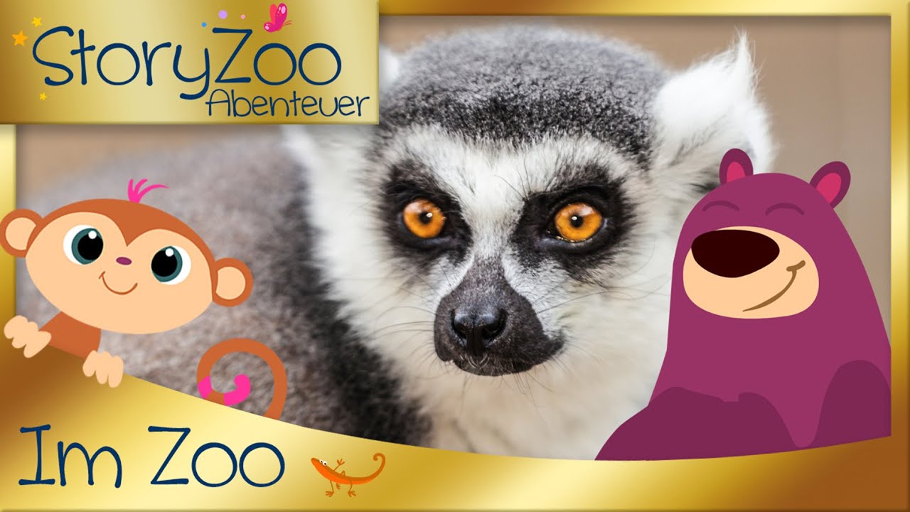 StoryZoo Abenteuer im Zoo 🦁 - Katta & Giraffe 🦒 | Lehrvideos für Kinder | #storyzoo