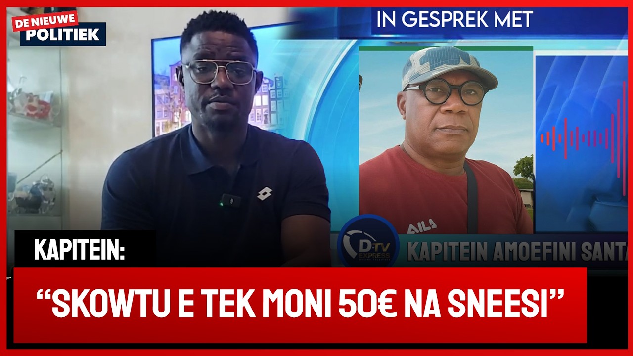 🚀 De Nieuwe Politiek LIVE &bull; Kapitein Lawa gebied over dood politieman (Suriname)