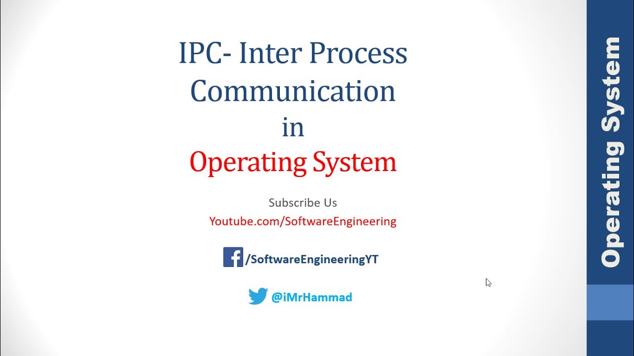 Inter Process Communication(IPC) | operating system | Interprocess Communication in Hindi/Urdu