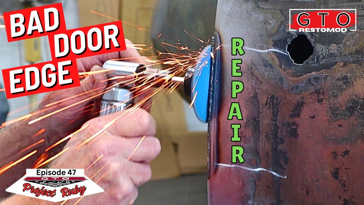 Door Gap Welding - Filing Door Edges for a Perfect Gap - GTO RestoMod (Ep 47)
