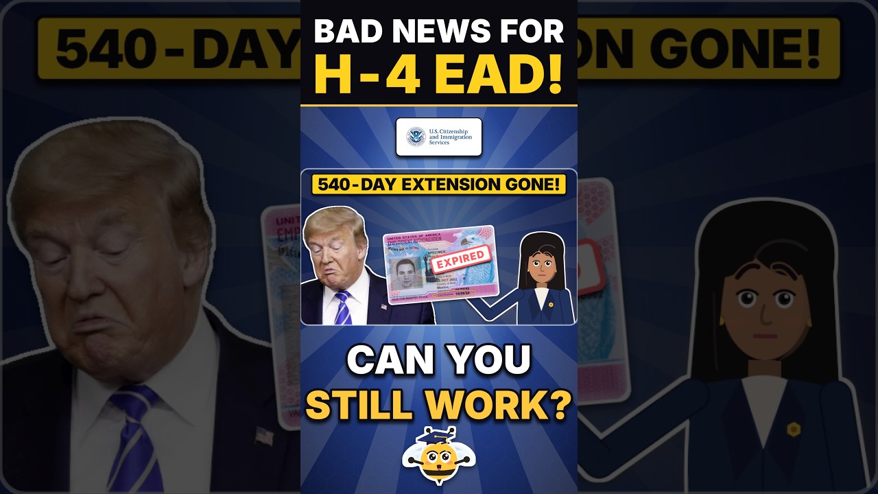 H-4 EAD Expiring? No More 540 Days. What To Do Now